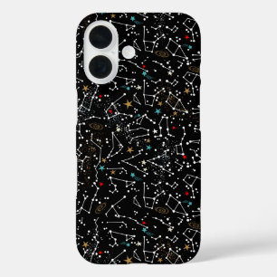 Funda iPhone 16 Patrón Espacial