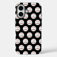 Patrón moderno y moderno de béisbol sin foco