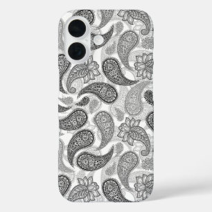 Funda iPhone 16 Patrón Paisley