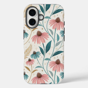 Funda iPhone 16 Pattern Echineceas Glitter