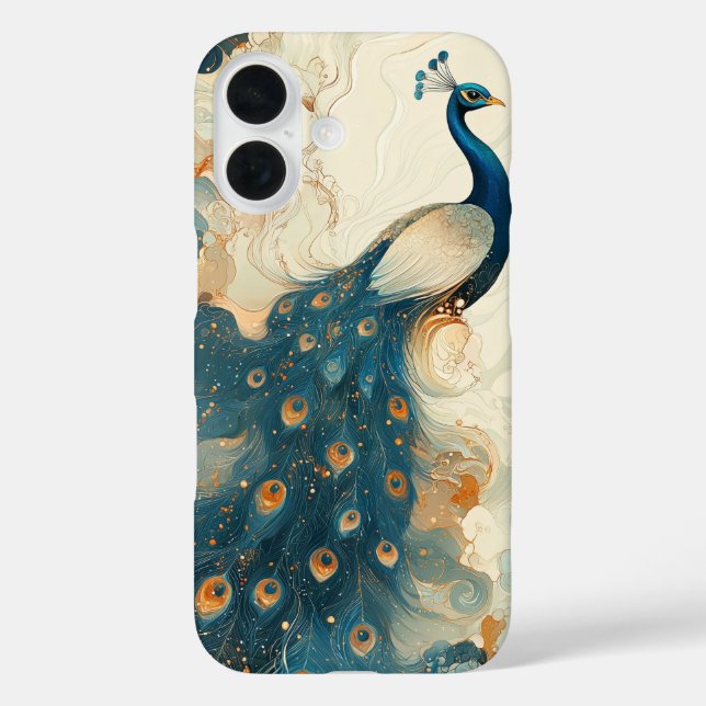 Funda iPhone 16 Peacock Splendor (Reverso )