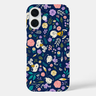 Funda iPhone 16 Peanuts In Bloom Pattern