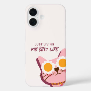 Funda iPhone 16 Peeking Cat Mejor Vida