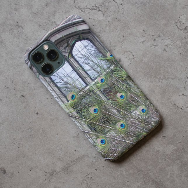 Funda iPhone 16 Películas de pavo real y fotos góticas de Windows (In Situ)