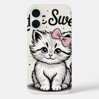Funda iPhone 16 Pequeño Kitty