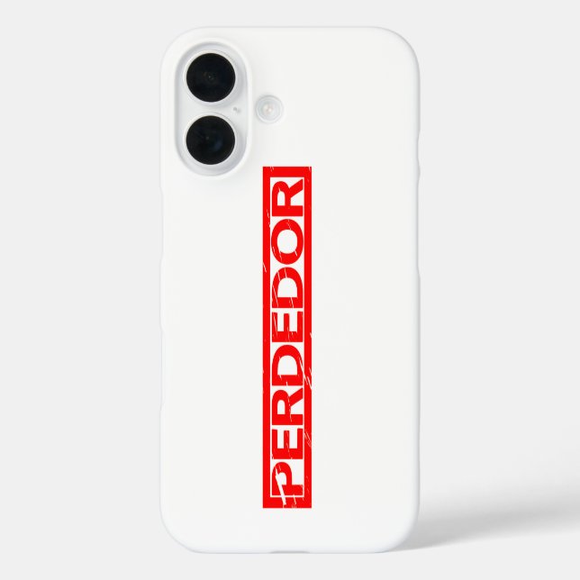 Funda iPhone 16 Perder Stamp (Reverso )