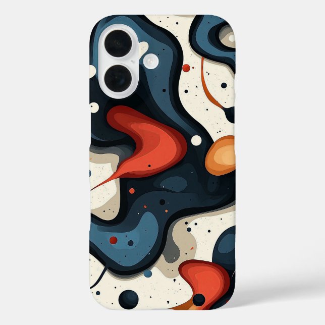 Funda iPhone 16 Perforación óptica (Reverso )