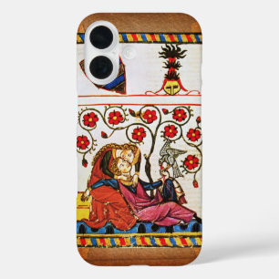 FUNDA iPhone 16 PERGAMINO DE MONOGRAMA DE AMOR ETERNO
