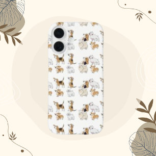Funda iPhone 16 Perro Animal Cute Corgi Brown Bolonka