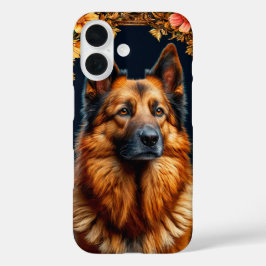 Funda iPhone 16 Perro pastor alemán majestuoso