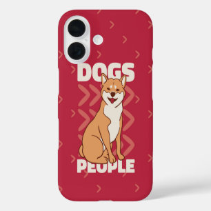 Funda iPhone 16 Perros > Gente - Shiba Inu Perro amante
