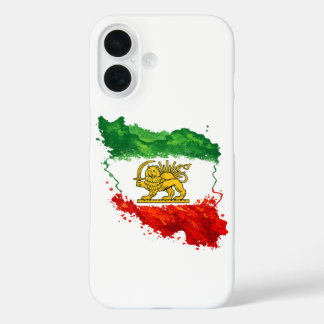 Funda iPhone 16 Persian Lion & Sun iPhone 16 Case | Iran Map Phone