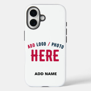 FUNDA iPhone 16 PERSONALIZABLE MODERNO ESTILO BLANCO VERIFICADO MA