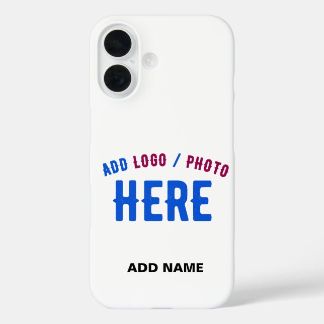 FUNDA iPhone 16 PERSONALIZABLE MODERNO ESTILO BLANCO VERIFICADO MA (Reverso )