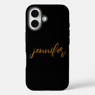 Funda iPhone 16 Personalizable negro