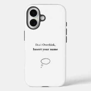 Funda iPhone 16 Personalizable No exagerar el diseño