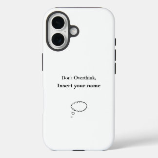 Funda iPhone 16 Personalizable No exagerar el diseño