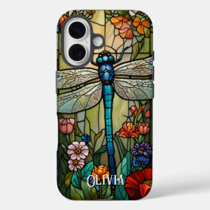 Funda iPhone 16 Personalización del arte vintage nouveau boho drag