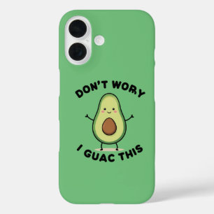 Funda iPhone 16 Personalizado aguacate