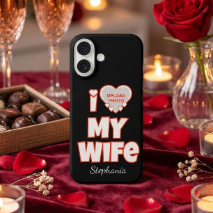 Funda iPhone 16 Personalizado Amo a Mi Esposa – Agregar Nombre y F