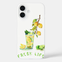 Personalizado de estuche para iPhone de bebida lim