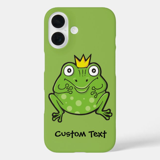 Funda iPhone 16 Personalizado de ranas (Reverso )