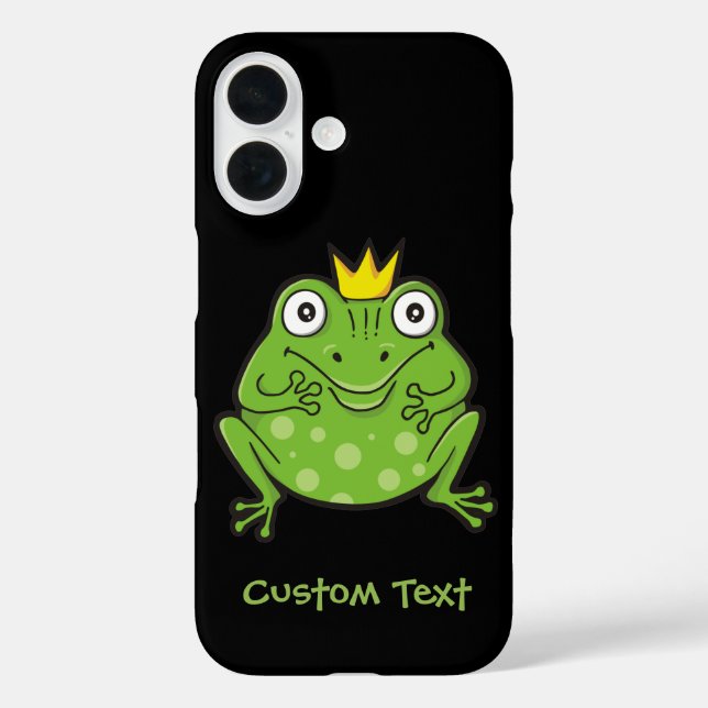 Funda iPhone 16 Personalizado de ranas (Reverso )