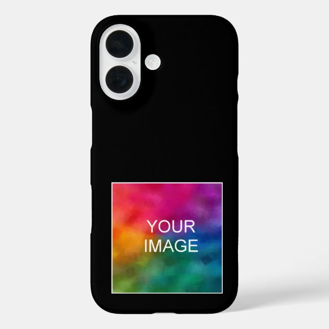 Funda iPhone 16 Personalizado Elegante Moderno Y Simple Plantilla  (Reverso )