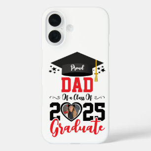 Funda iPhone 16 Personalizado Foto Orgulloso Graduado Familia Rega