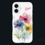 Funda iPhone 16 Personalizado Iphone 16 Estuche Watercolor Floral<br><div class="desc">Personalizado iPhone 16 Funda con Abstract Watercolor Flores Añade un toque personal a tu iPhone 16 con este impresionante funda con un delicado diseño de acuarela abstracta floral. Diseñado para los amantes de la belleza y la individualidad, este funda combina colores vibrantes y de alta calidad con un nombre personalizado,...</div>