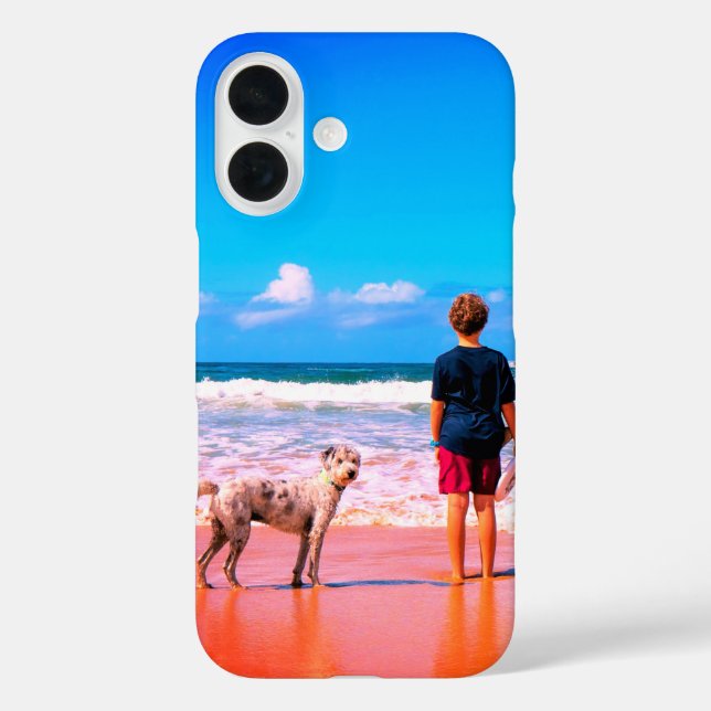 Funda iPhone 16 Personalizado personalizado Su estuche para iPhone (Reverso )