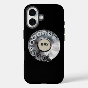 Funda iPhone 16 Personalizado Retro Rotary