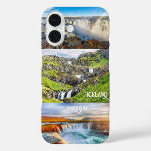 Funda iPhone 16 Personalizado Texto Islandia