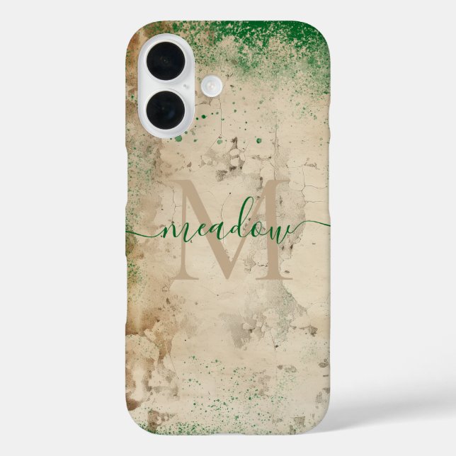 Funda iPhone 16 Personalized Monogram  (Reverso )