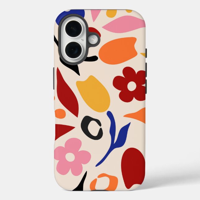 Funda iPhone 16 Pétalos en movimiento (Reverso )