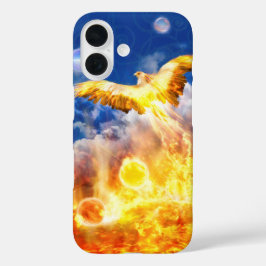 Funda iPhone 16 Phoenix Bird RISE POR ENCIMA DE SUS PROBLEMAS