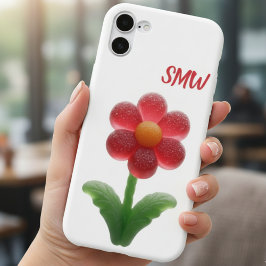 Funda iPhone 16 Phone Case Gummy Flower