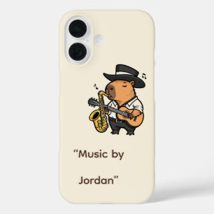 Funda iPhone 16  Phone Case – Musical Capybara Style