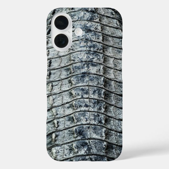 Funda iPhone 16 Piel de cocodrilo (Reverso )