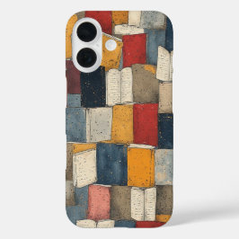 Funda iPhone 16 Pilas de bibliófilo