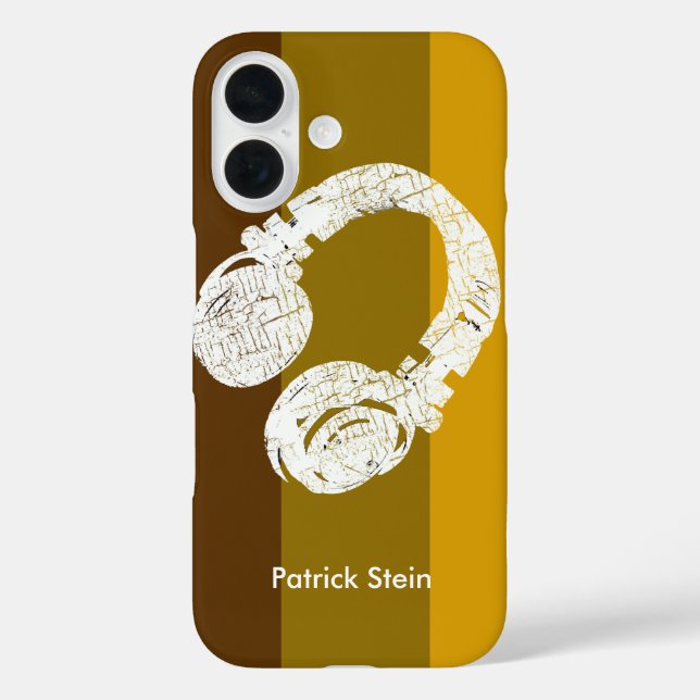 Funda iPhone 16 pinchadiscos/dj/deejay (Reverso )