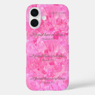 Funda iPhone 16 Pink Peony iPhone Case-A Friend Loves At All Times