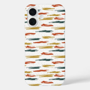 Funda iPhone 16 Pintar carpetas de archivos de patrones abstractos