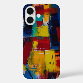Funda iPhone 16 Pintura abstracta
