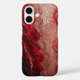 Funda iPhone 16 Pintura abstracta elegante