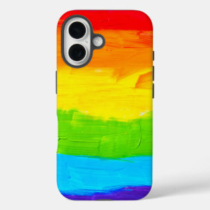 Funda iPhone 16 Pintura de color arcoiris