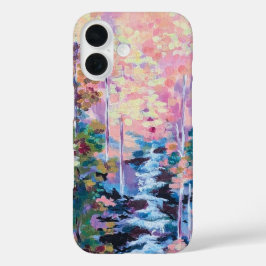 Funda iPhone 16 Pintura del impresionismo de la naturaleza
