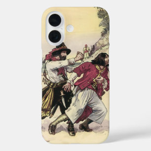 Funda iPhone 16 Piratas Antiguos, Duelo hasta la Muerte en la Play