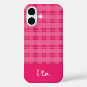 Funda iPhone 16 Placa rosa caliente