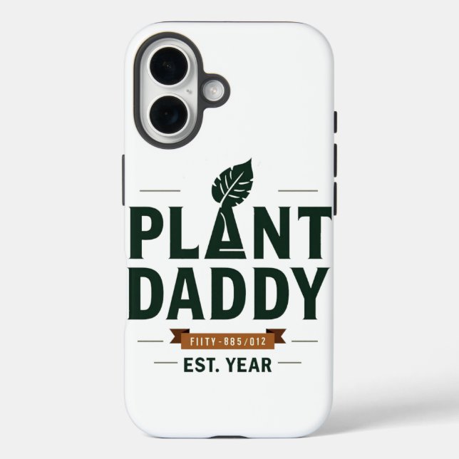 Funda iPhone 16 Planta Daddy Est. [Año] (Reverso )
